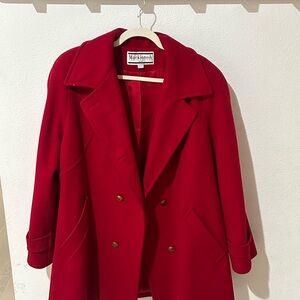 Mackintosh Women's Classic Red Pea Coat